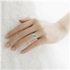Image 2 : NATURAL HAND CARVED GREEN AMETHYST RING