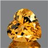 Image 1 : NATURAL GOLDEN ORANGE CITRINE Heart 11 MM - FL