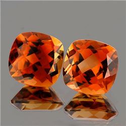 Natural AAA Champagne Imperial Topaz Pair 8 MM - FL