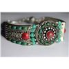 Image 1 : Tibet Hand Made Turquoise & Coral  Bracelet