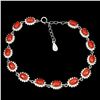 Image 1 : Natural Italian Red Coral Bracelet