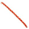 Image 2 : Natural Oval Orange Italian Coral Bracelet