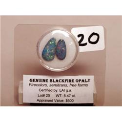 Gemstones: Blackfire Opal