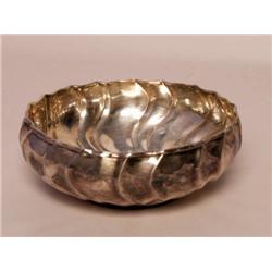 European Hand Wrought Fine Silver Bowl