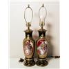 Image 2 : European Porcelain Parlour Lamps