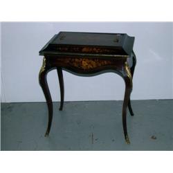 Continental Inlaid Wood Planter