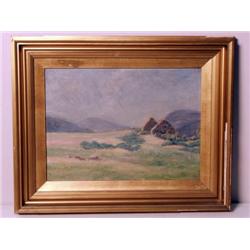 Scottish Oil on Canvas 19th C. Landscape