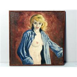 Canadian Oil on Canvas Signed Parent