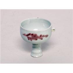 Antique Chinese Porcelain Stem Cup