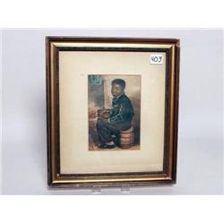 Antique Baxter Print