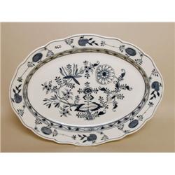 Meissen 19th C. Blue and White Platter