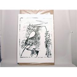 Wilfredo Lam Pencil Signed Lithograph
