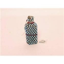 19th C. Paiute Beaded Bottle