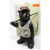 Image 1 : New 14" Fishing Tales Bear Statuette with Box