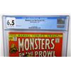 Image 2 : Graded 1972 "Monsters on the Prowl #15" Comic