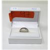 Image 2 : Estate - 10 KT White Gold Band Ring - 6.5 Grams