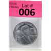 Image 1 : 1 Oz .9999 Fine Silver 2020 President Trump Round