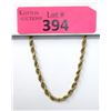 Image 1 : Estate - 10KT Yellow Gold 8.5" Rope Bracelet
