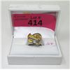 Image 2 : New Gold and Silver Tone Men's Biker Ring