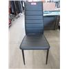 Image 1 : New Black Dining Chairs with Metal Frame