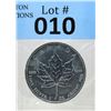 Image 1 : 1 Oz .9999 Fine Silver 2013 Canada Maple Leaf Coin