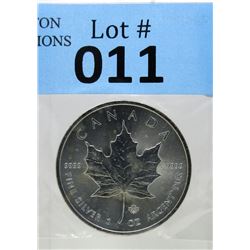 1 Oz .9999 Fine Silver 2014 Canada Maple Leaf Coin