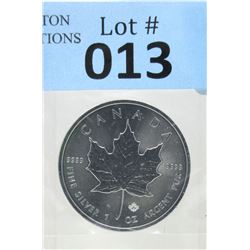 1 Oz .9999 Fine Silver 2016 Canada Maple Leaf Coin