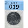 Image 1 : 1 Oz .9999 Fine Silver 2011 Grey Wolf Coin
