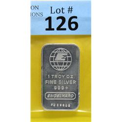 1 Oz. Engelhard .999 Fine Silver Investor Bar