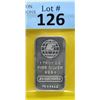 Image 1 : 1 Oz. Engelhard .999 Fine Silver Investor Bar