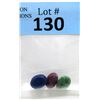 Image 1 : 20 CTW Loose Ruby, Emerald & Sapphire Gemstones
