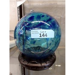 Large Blown Glass Float - 9" Diameter