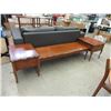 Image 1 : Matching 3 Piece Wood Coffee Table Set