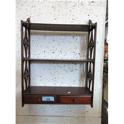 Wall Hanging Wood Knick Knack Shelf