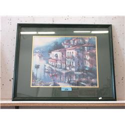 Framed Mediterranean Print
