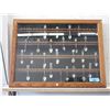 Image 1 : Wood and Glass Collector  Spoon Display Case