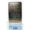 Image 1 : 100 Oz Pressed Johnson Matthey .999 Silver Bar