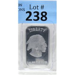 1 Oz Buffalo/ First Nations .999 Silver Bar