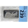 Image 1 : 1 Oz Stagecoach .999 Silver Art Bar