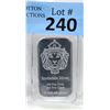 Image 1 : 1 Oz Scottsdale Lion .999 Silver Bar