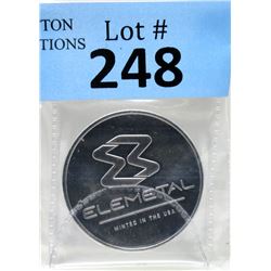 1 Oz Elemental .999 Silver Round