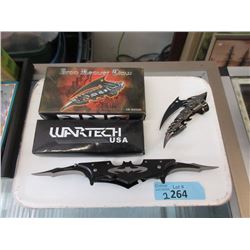 New Iron Reaver Claw & Wartech Batman Knife