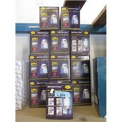 12 New Wind Up Camping Lanterns with AM/FM Radio