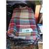 Image 1 : 12 New Large Woven Plaid Blanket Scarves