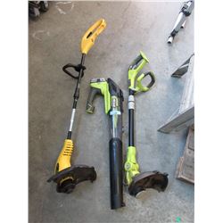 Ryobi Cordless Weed Trimmer, Blower and more