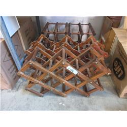 4 Wood Wine Racks