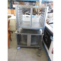 2 Commercial Stainless Steel Shelves