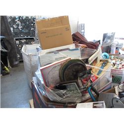 Skid of Assorted Storage Locker Goods