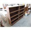 Image 1 : 2 Book Shelves - 12" x 32" x 48" Tall