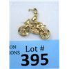 Image 1 : Estate - 10KT Gold Motorcycle Pendant